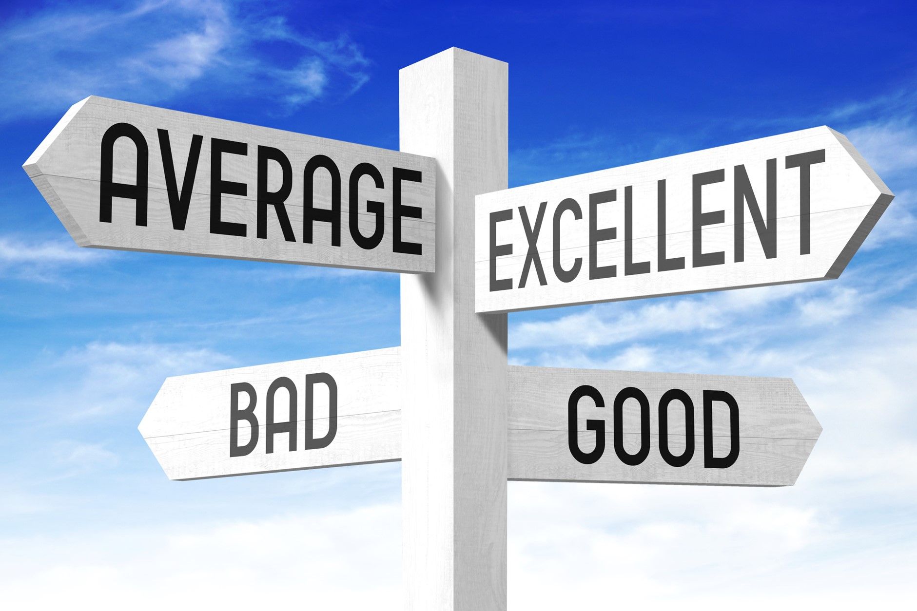 Comparison - Wooden Signpost