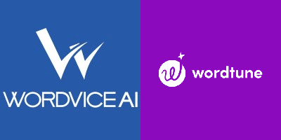 Wordvice AI とWordtuneのロゴ