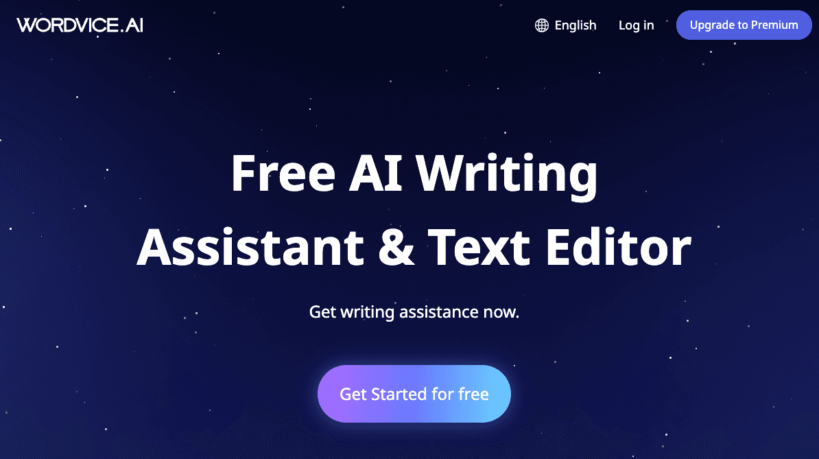 Wordvice AI Homepage