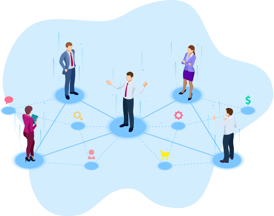 earn money as a Wordvice AI affiliate, puzzle pieces with graph