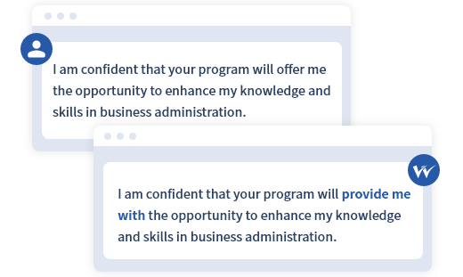 English style editing