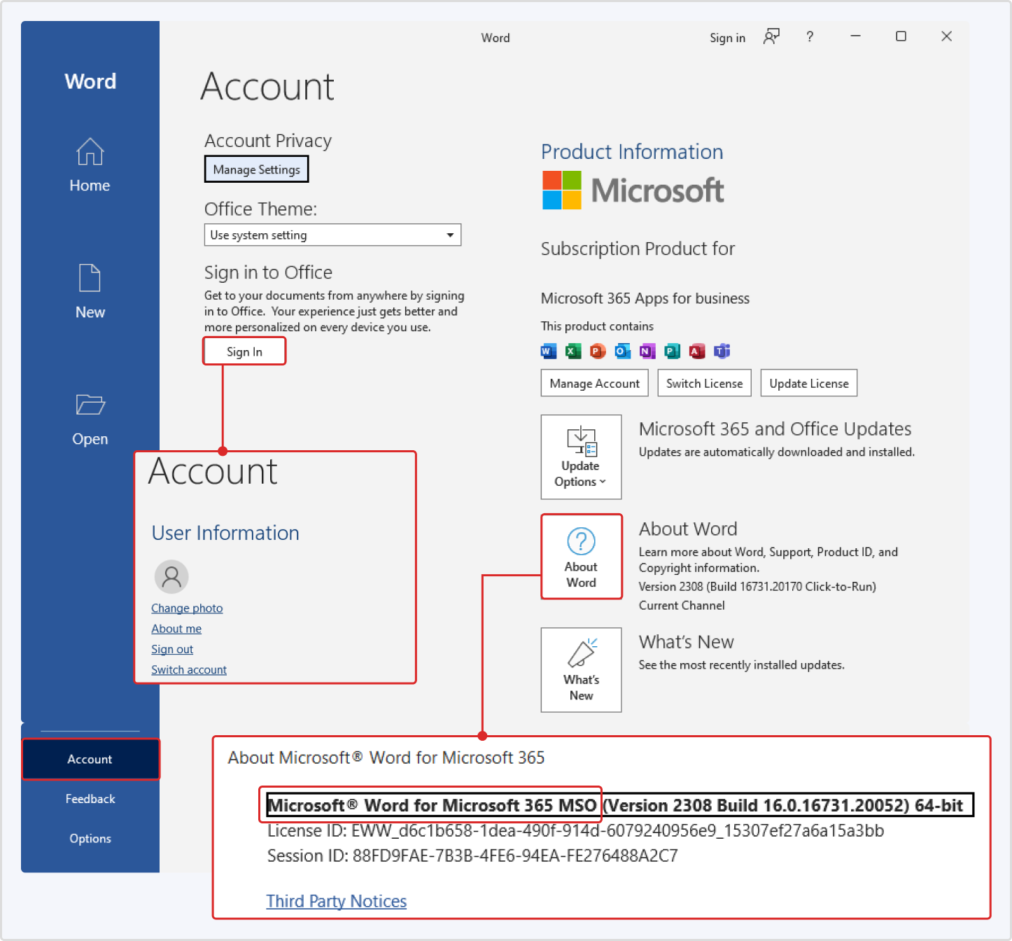 Wordvice AI MS Word Add-in account setup