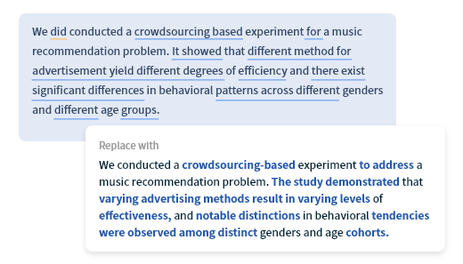 Intensive proofreading