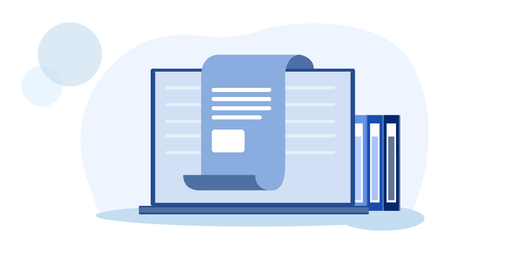 plagiarism checker files vector image