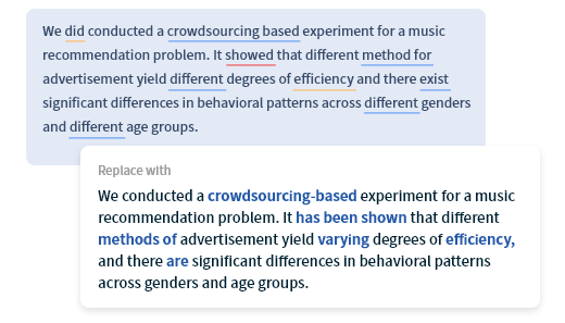 Standard proofreading